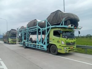 Kirim mobil via car carrier