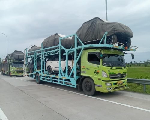 Kirim mobil via car carrier